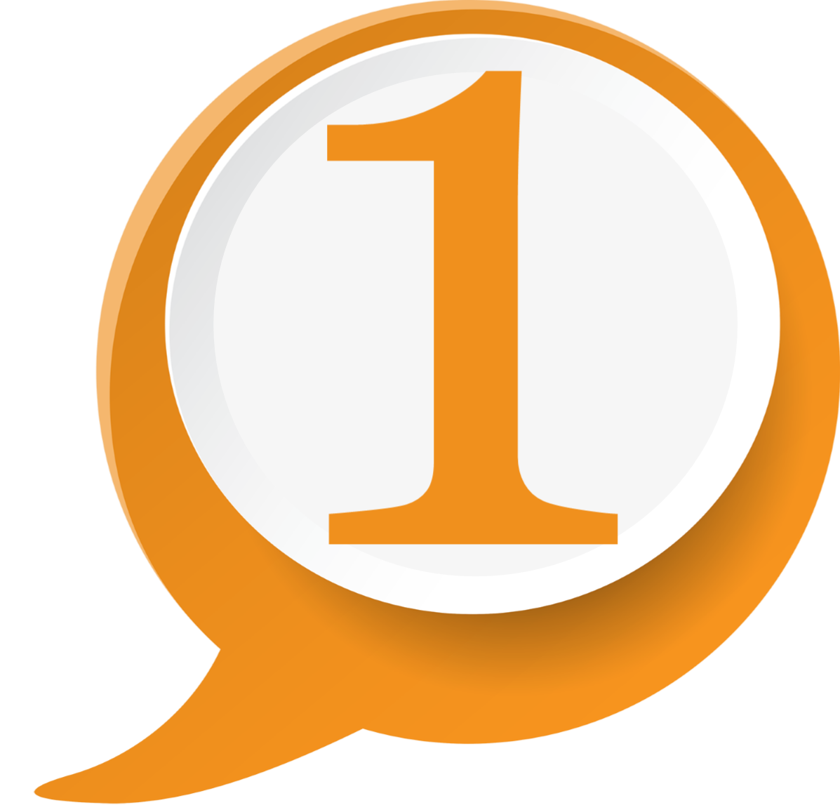 1 - GLQ Orange Question Mark QM Button │ GotLifeQuestions.com by Joseph Cruz