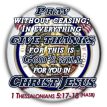 1 Thessalonians 5 17-18-Baseball Armor of God Coin%u2502Got Life Questions #GLQ
