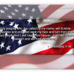 2 Chronicles 7:14 - USA Flag Banner by GotLifeQuestions.com