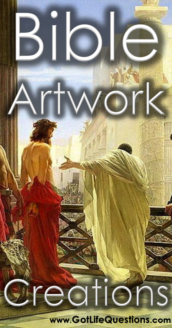 BA - Bible Artwork Creations Ecce Homo Overlay │ Got Life Questions GotLifeQuestions.com 