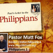 Philippians GLQ's SoundCloud Cover Artwork of Matt Fox by Joseph Cruz