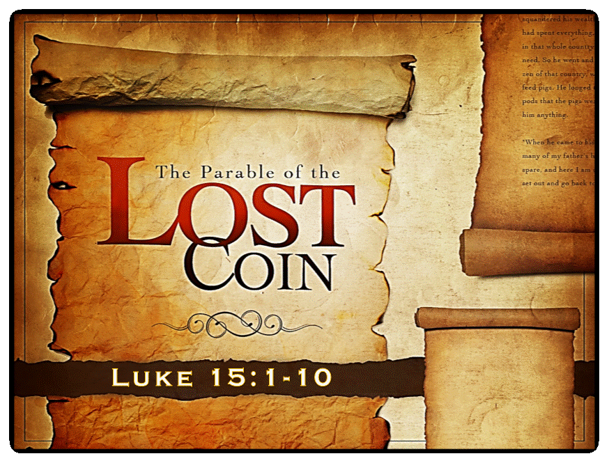 Parables - The Lost Coin Parable Scroll Wallpaper Luke 15 1-10 │ Grace Truth Spirit GotLifeQuestions.com #GLQ (3.2.0).gif