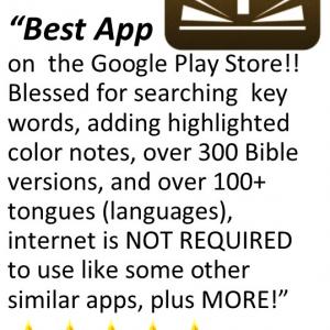 Quick Bible:  "Best App on the Google Play Store" by Joseph Cruz #GLQ