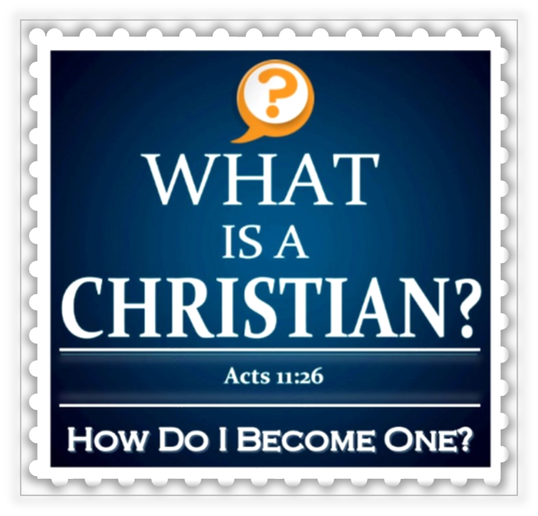 What Is A Christian - Acts 11 26 Square │ Grace Truth Spirit Got Questions GotLifeQuestions.com #GLQ PNG Stamp 